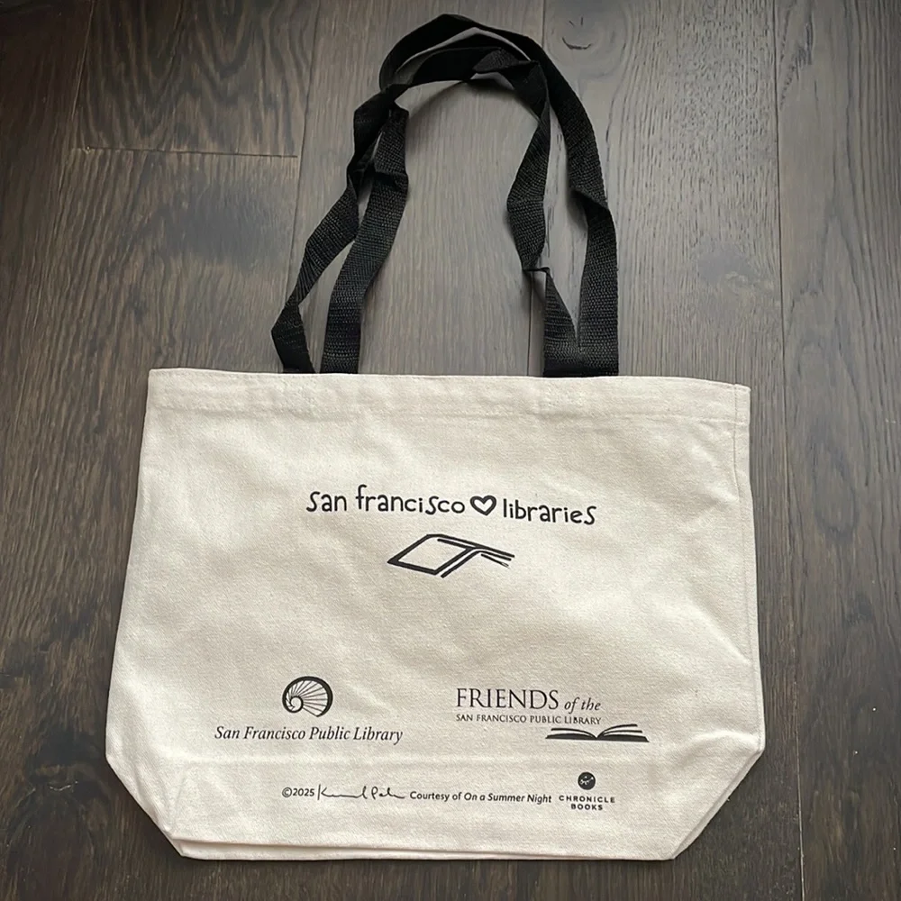 San Francisco Public Library 2025 Read Tote Bag, New - Picture 5 of 6